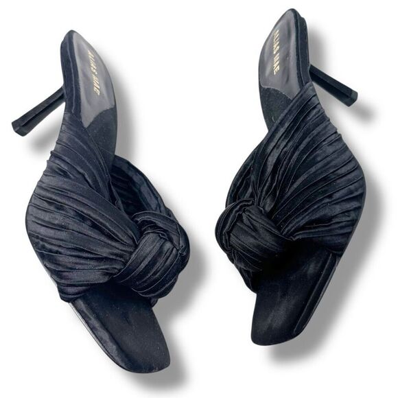 ALIAS MAE Women’s Elegant Black- Lia Knotted Heeled Sandals Size 40 - Picture 2 of 8